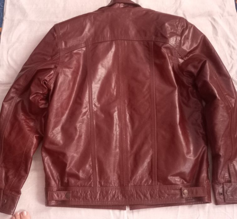 Чоловіча шкіряна    куртка   р . 3XL
