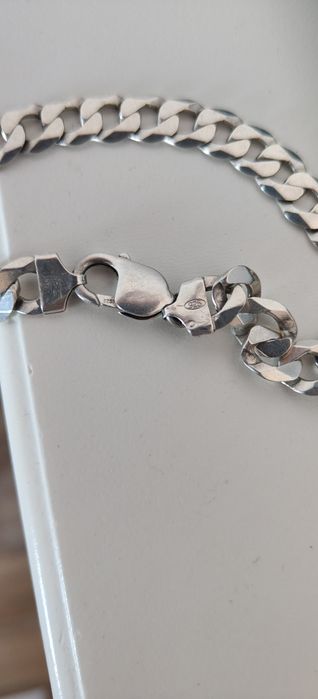 Bransoletka srebrna męska