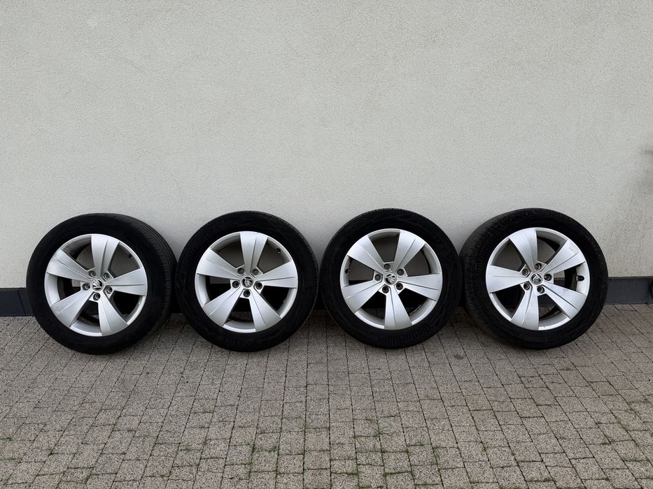 Oryginalne koła skoda 5x112 17”