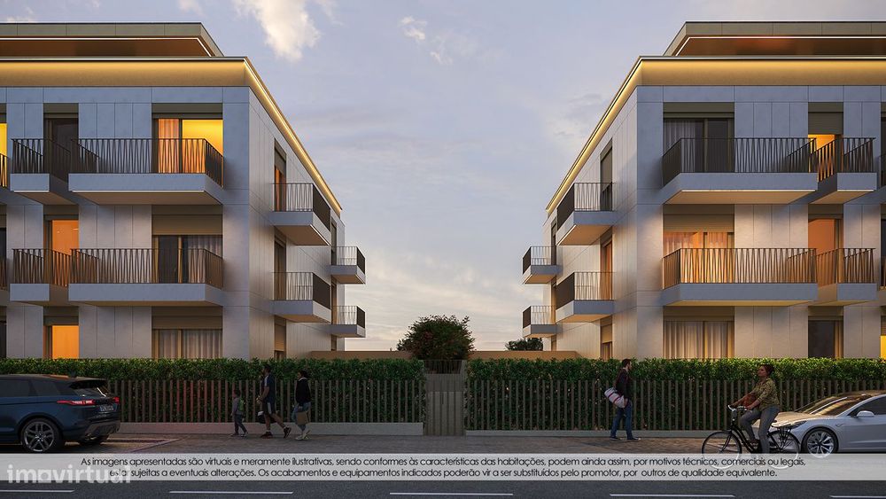 Apartamento T2 c/ Terraço (43.25m2)| Empreendimento Geminus (Arcozelo)