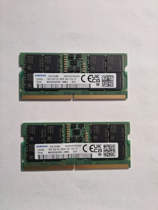 32GB RAM, do laptopa 16x2 16GB 5600MHz Samsung