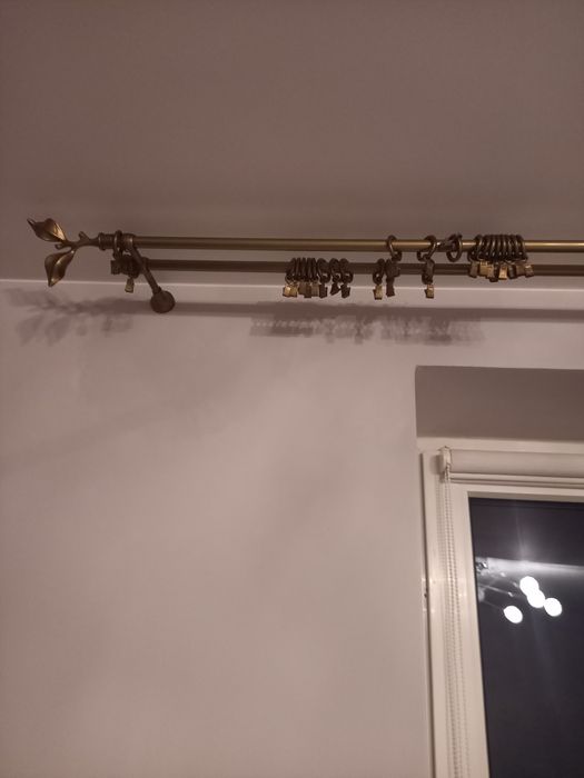 Karnisz podwójny 3 sztuki