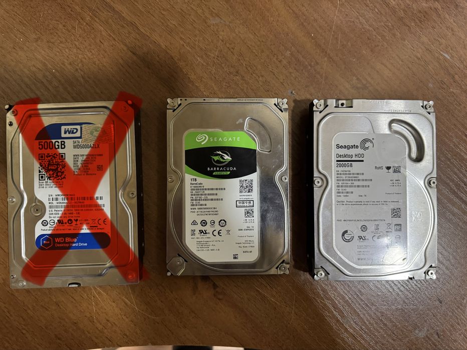 Жесткие диски HDD 3.5 (1-2 Тб)