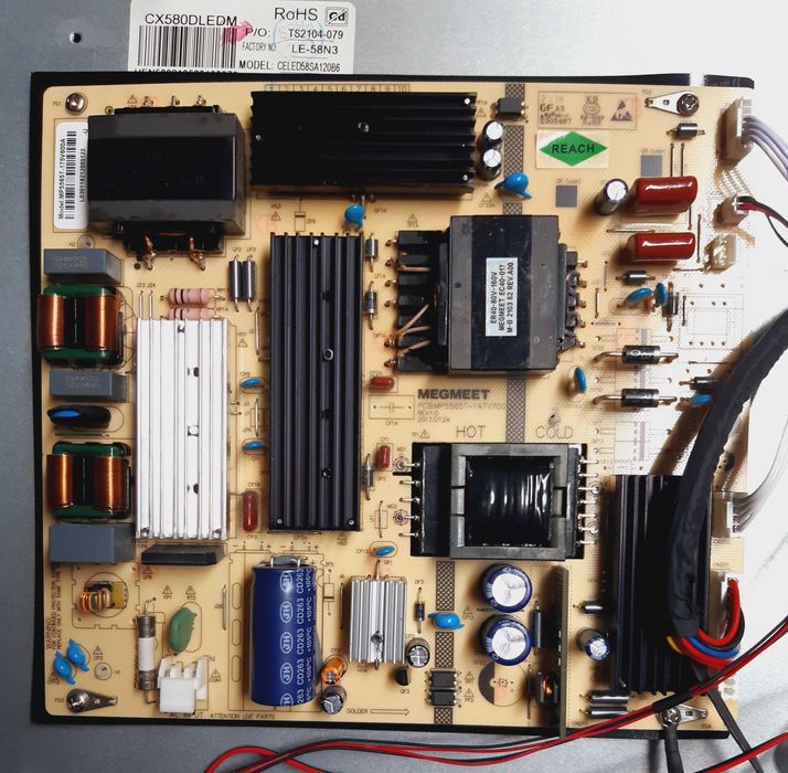 CELED58SA120B6   (LE-58N3) LCD Continental  Edison
