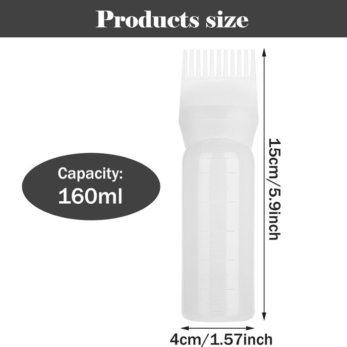 Serlium Butelka z Aplikatorem Olejku do Włosów 160 ml Wielorazowa