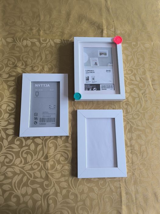 3 White Wooden Frames423324474861178881