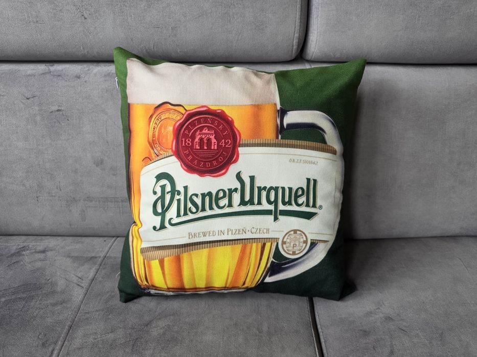 Pilsner Urquell - Poduszka z nadrukiem (nowa)