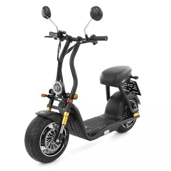 Skuter elektryczny HECHT COCIS MINI CARBON silnik 1000W prędkość 42km/h