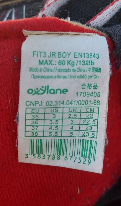 Patins em Linha Tamanho 35-38