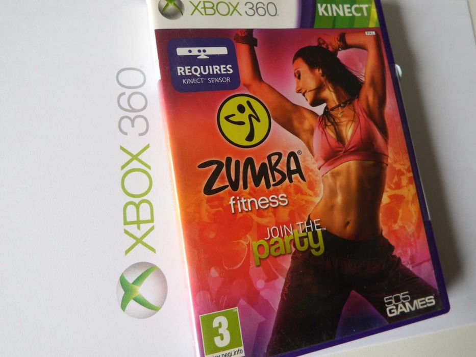 XBOX 360 ZUMBA Fitness Kinect stan BDB 100% sprawna TRENING przed TV