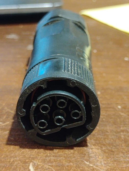 wtyk zasilania falownik inwerter ładowarka Exceedcom 3 fazowe 5P 6mm2