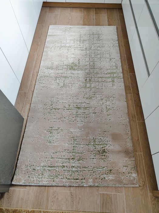 Jasno Zielony Chodnik Dizayn 100 x 200 cm