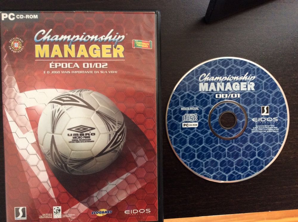Venda - Jogo Usado Championship Manager 2001/2002 Original em Português  para PC