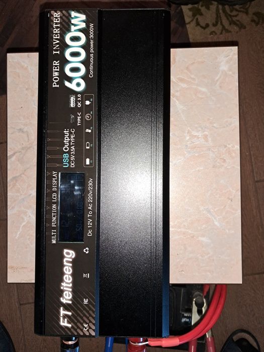 Інвертор 6000w 12В/220В