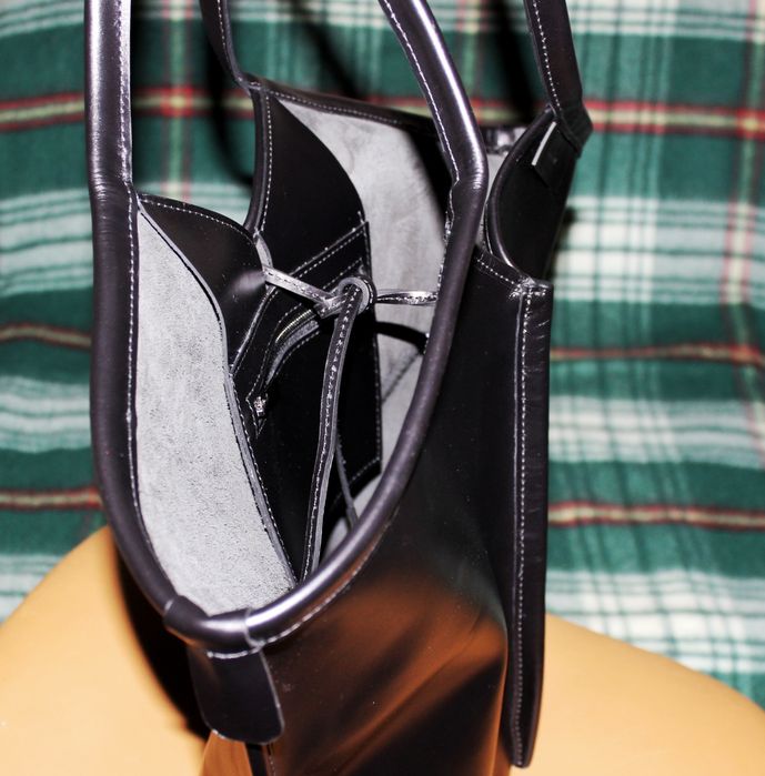 Сумка - шопер, жіноча. Натуральна шкіра. Великий розмір.