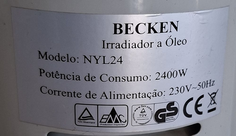 Aquecedor a óleo