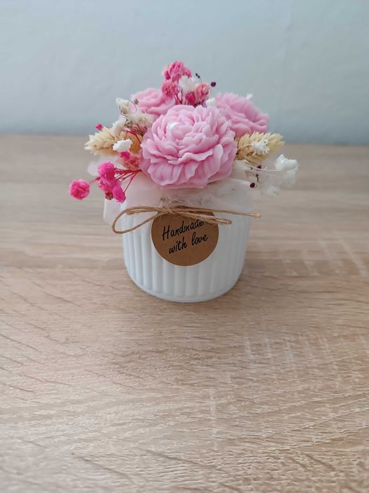 Mini Flowerbox świece sojowe