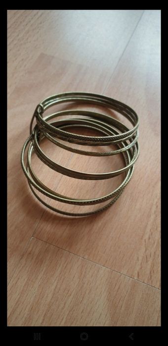 Metalowa bransoletka etno boho folk