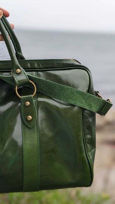 Шкіряна дорожня сумка