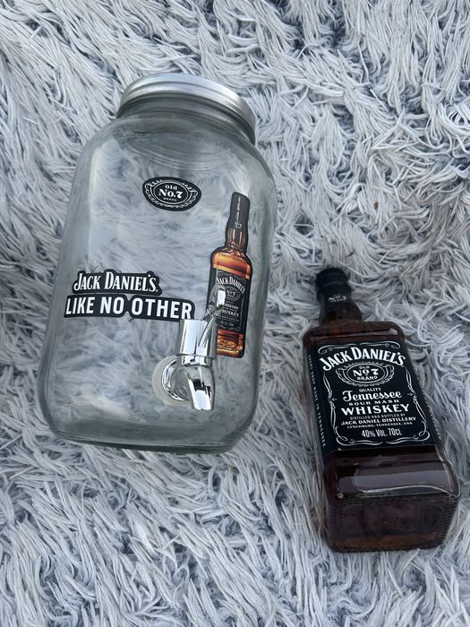 Jack Daniels pusty słoik z oryginalnym nalewakiem 3 litry polecam