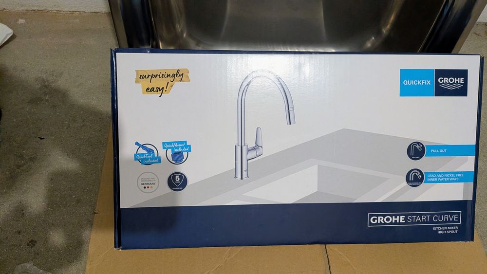 Lava loiça   mais torneira Grohe