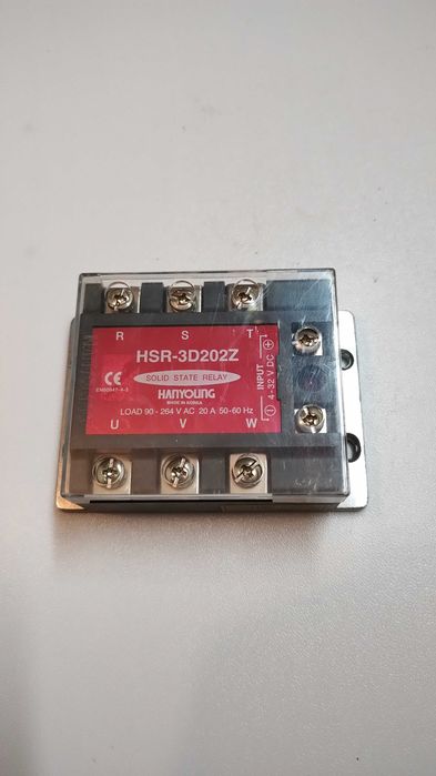 Przekaźnik mocy SSR Hanyoung HSR3 D10 3-fazowy