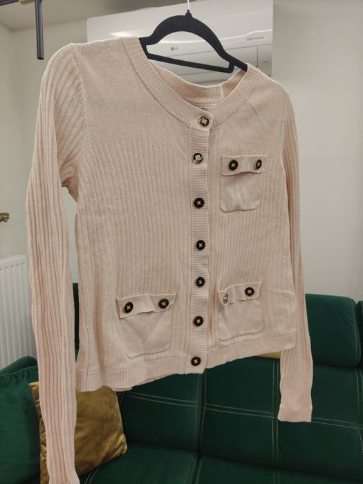 Elegancki sweterek cotton Roz S