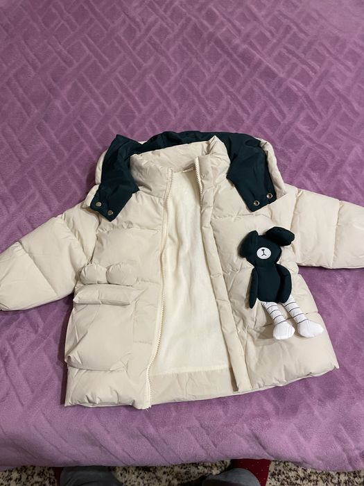 Зимова нова куртка на дівчинку(шапка в подарунок)