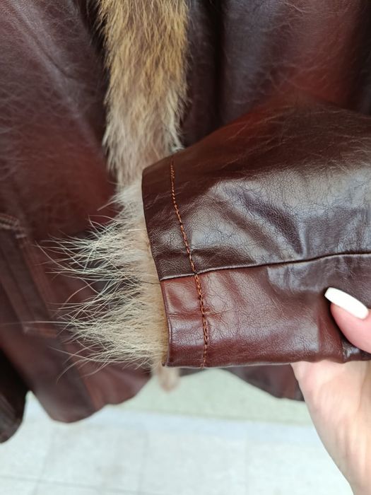 Дублянка куртка шкіряна