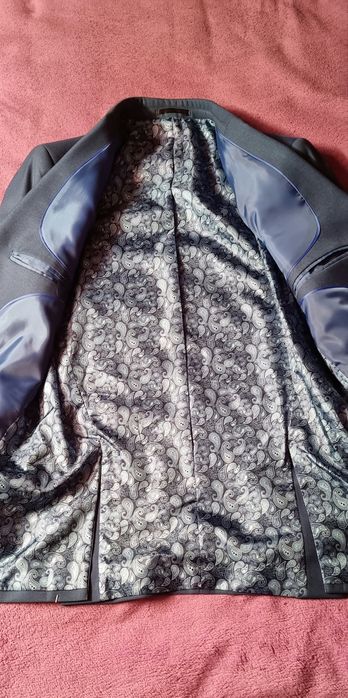 Garnitur męski granatowy NOWY