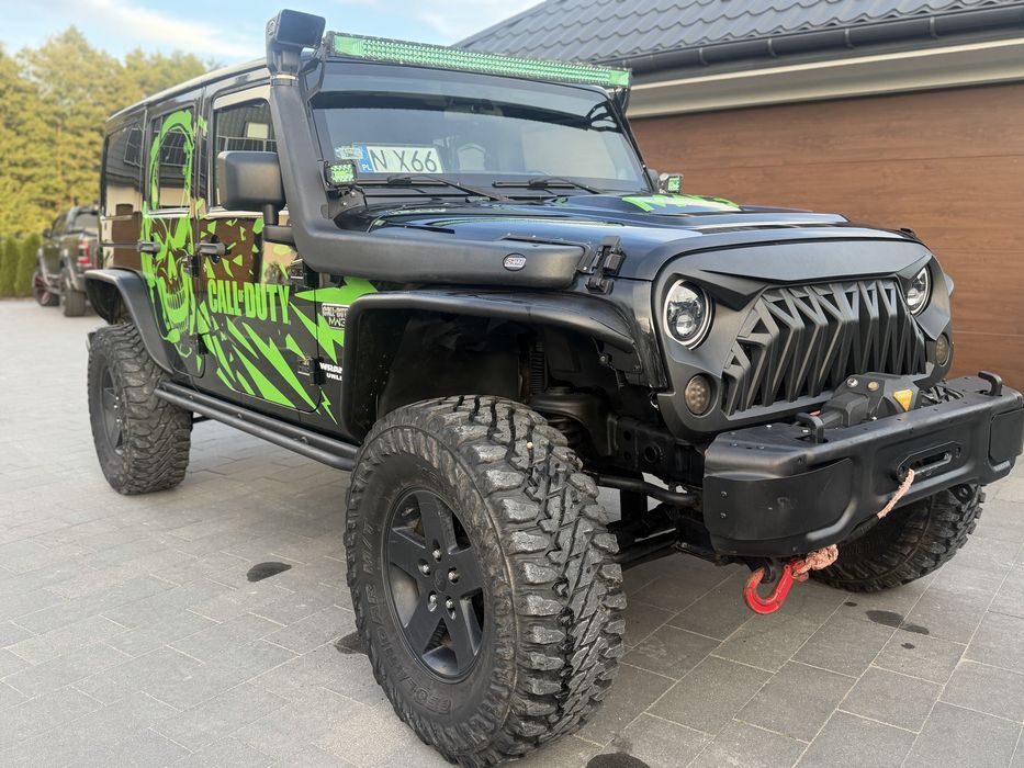 JEEP Wrangler JK Rubicon  2013r 3.6 LPG Call of Duty  automat kola 37” lift 4” ledy wyciagarka