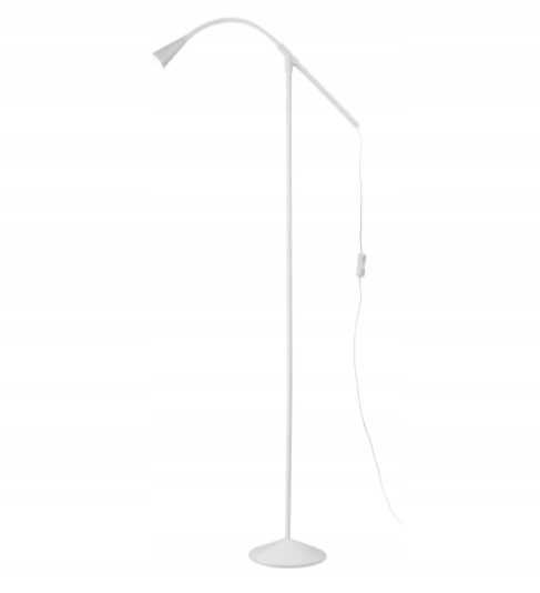 Lampa stojąca podłogowa LED Livarno home Freya 156cm biała