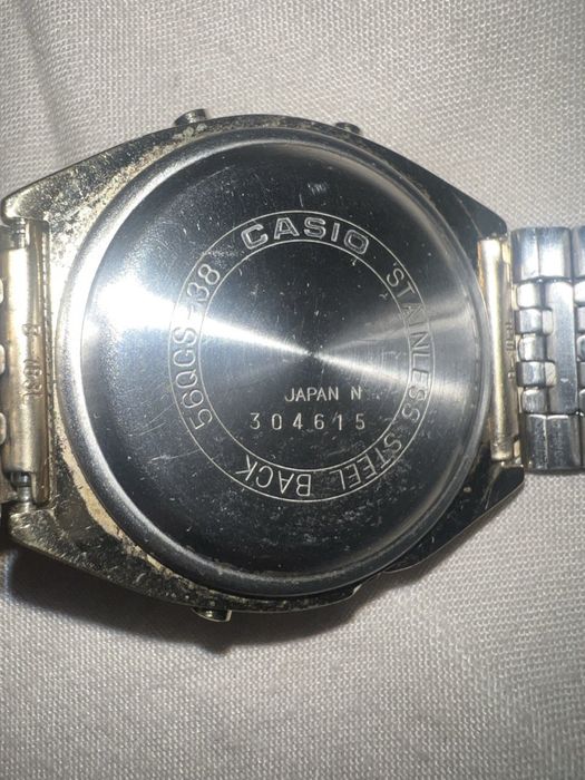 Zegarek Casio Time Scan 1979r Niespotykany złoty kolor.