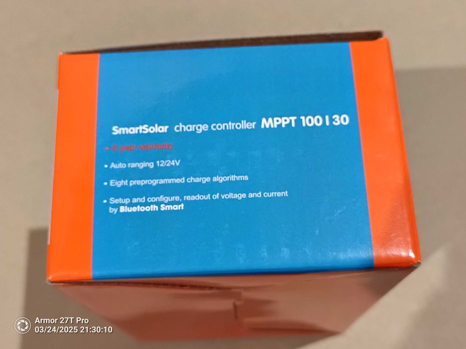 VICTRON ENERGY Kontroler Regulator Bluetooth SMART SOLAR MPPT 100/30