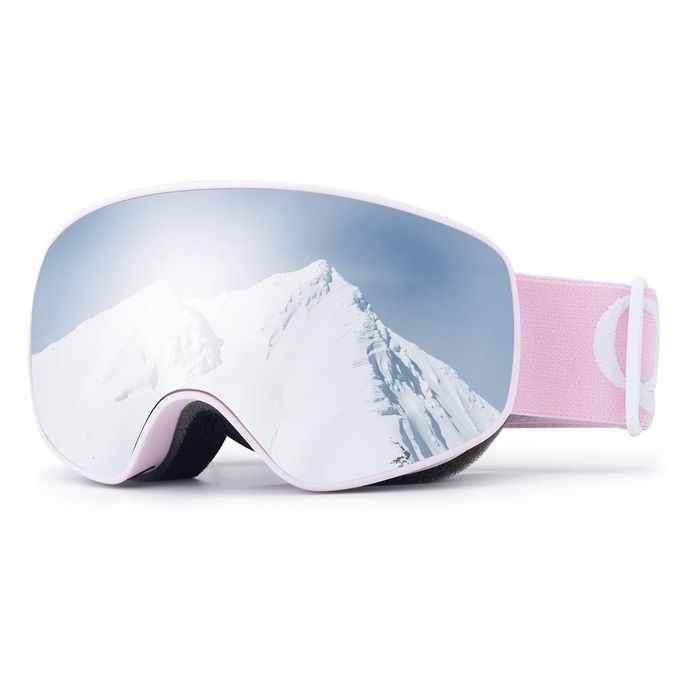 Qunature Pink Children's skiing goggles (medium/large children's version) - OUTLET