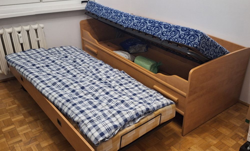 Łóżko młodzieżowe dziecięce rozkładane