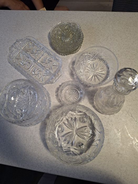 Kryształy prl zastawa zestaw od 1 zł