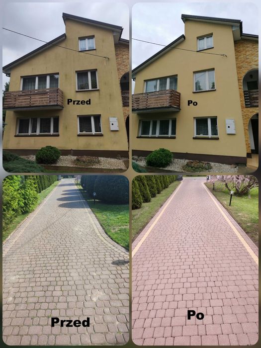 Mycie Kostki, Elewacji, Dachu, Tarasu Ryki i okolice