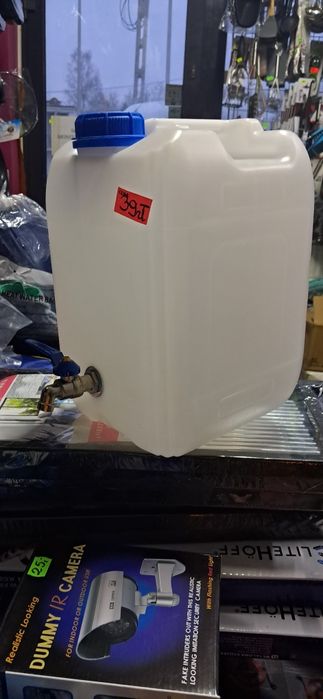 Zbiornik na wodę z kranikiem 10l kanister baniak