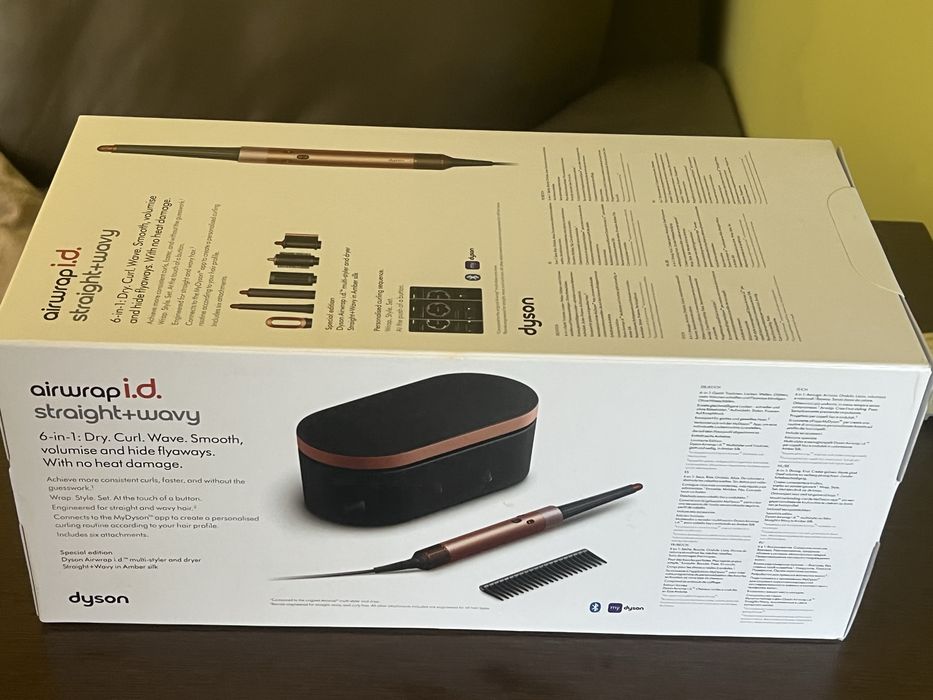 Dyson Airwrap i.d.multi-styler and dryer Straight + Wavy in Amber silk