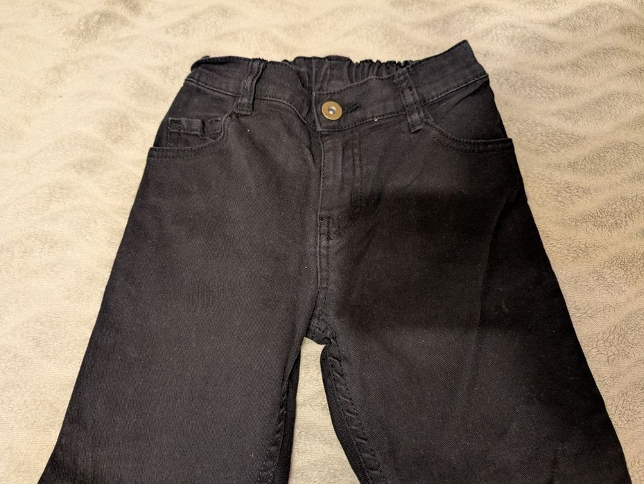 Spodnie jeansowe czarne 116