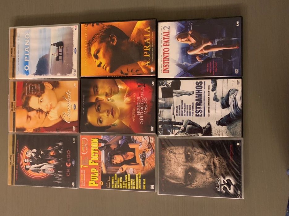 8 filmes-A Praia,O Piano, Chocolate, Instinto fatal 2, Houdini