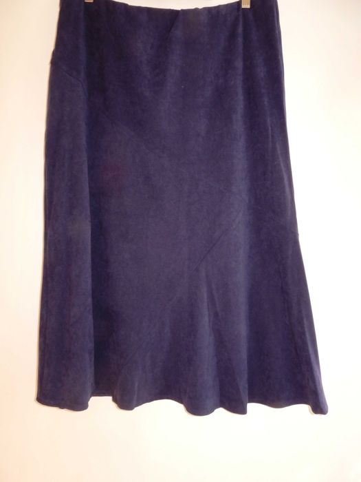 Spódnica maxi rozkloszowana granatowa Bonmarche 44 XXL