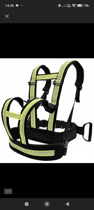 Pas bezpieczeństwa szelki na motocykl