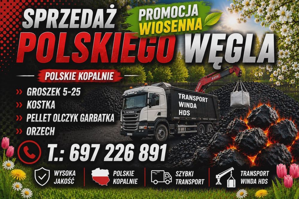 Polski Wegiel Kostka Orzech Groszek 5-25