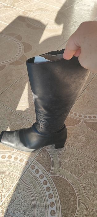 Botas em pele n 37