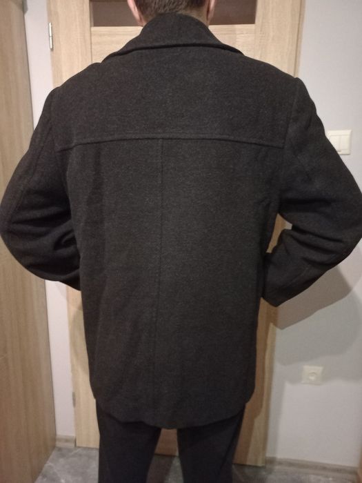 Płaszcz męski flauszowy Ocieplany roz.M