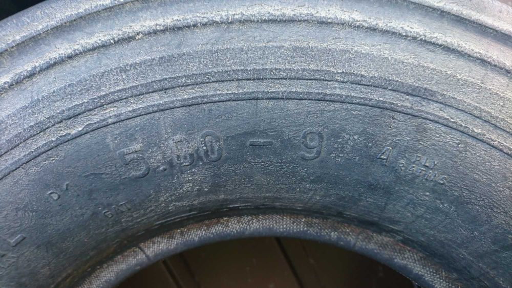 Opona dętka 500-9 komplet Stomil 4PR