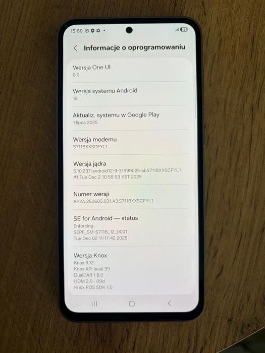 Smartphone Samsung Galaxy S23FE 5G 128GB