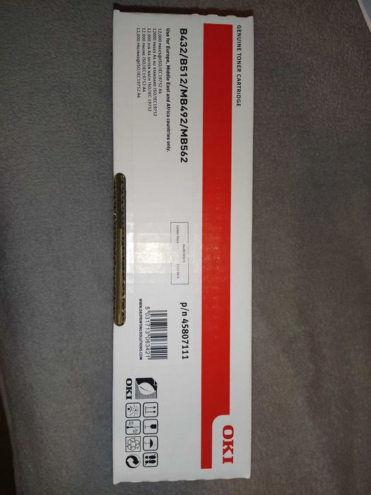Oryginalny toner Oki do B432/B512/MB492/MB562